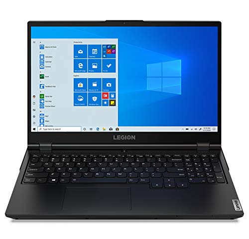 Lenovo Legion 5 Ordinateur portable de jeu, écran FHD IPS de 15,6 , AMD Ryzen 5 4600H, webcam, clavier rétroéclairé, Wi-Fi 6, USB-C, HDMI, GeForce GTX 1650 Ti, Windows 10 Home, 8 Go de mémoire, SSD