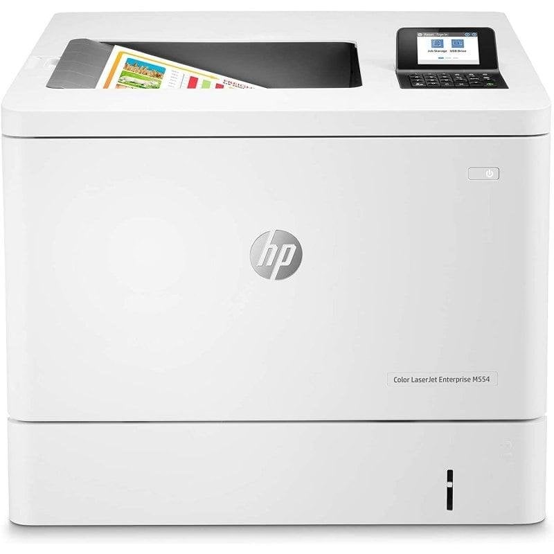 HP Imprimante Laser Ethernet HP LaserJet Enterprise M554dn couleur recto verso automatique