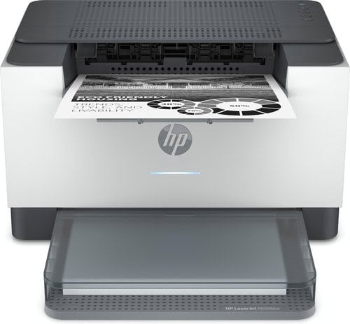 Imprimante monofonction HP LaserJet M209dw Laser Black et White Grey et White 2 mois d Instant ink inclus