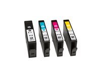 HP 912 - pack de 4 - Black, Yellow, cyan, magenta - original - cartouche d'encre