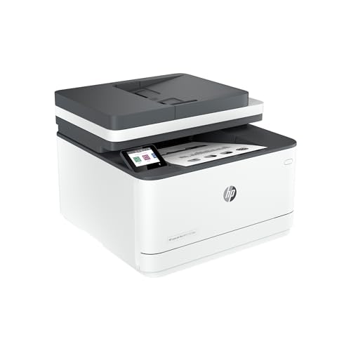 HP LaserJet Pro MFP 3101fdw Imprimante laser tout-en-un sans fil en noir et blanc scanner, photocopieur, fax, le meilleur pour le bureau (3G628F)