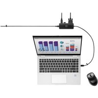 Concentrateur USB C de voyage pour EliteBook 645 G9 655 G9 Fortis 14 G10 Pro x360 ProBook 445 G9 455 G9 Fortis 14 G9 HP G2 Black
