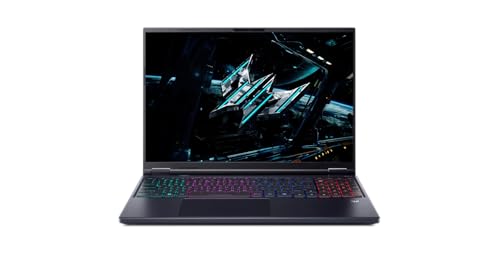 acer Predator Helios Neo 16 AI Ordinateur portable de jeu Intel Core Ultra 9 RTX 5070 Ti 16 WQXGA 240 Hz 32 Go DDR5 1 To SSD