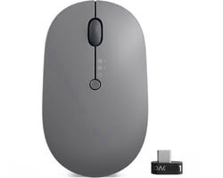 Lenovo Lenovo Go Multi-device - souris - 2.4 GHz, Bluetooth 5.0 - Black tonnerre