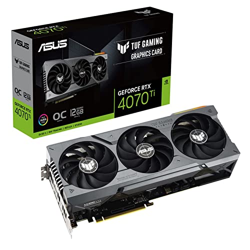 ASUS Karta Grafficzna TUF Gaming GeForce RTX 4070 Ti OC 12 Go GDDR6X (TUF-RTX4070TI-O12G-GAMING)