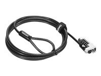 Lenovo Câble antivol Lenovo 4XE1F30277 1,8 m Cadenas à combinaison Black