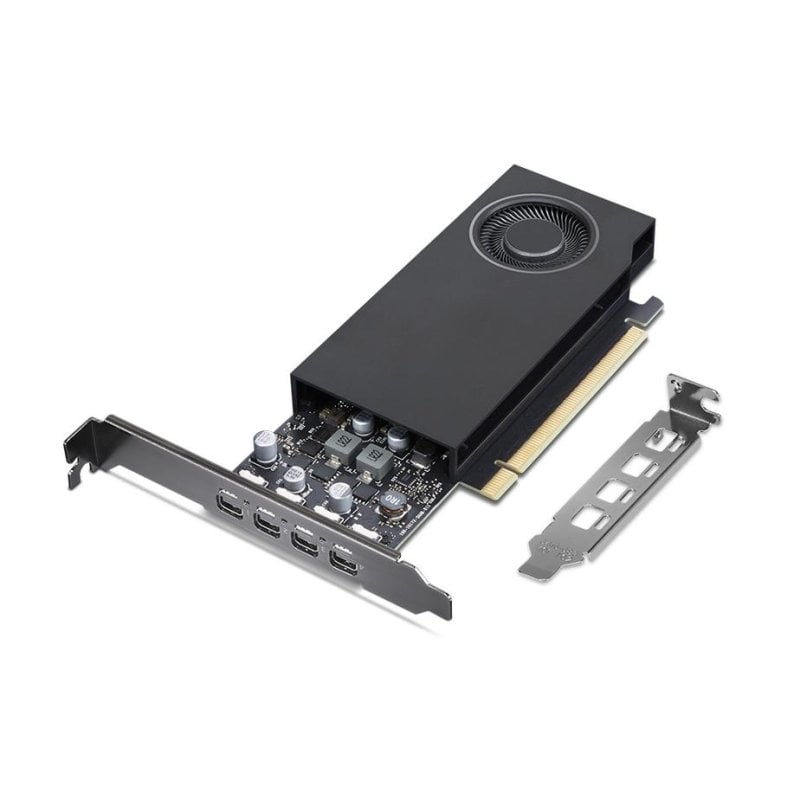 Lenovo Carte Graphique Lenovo RTX A1000 8GB GDDR6 PCIe x8 Compacte Professionnelle