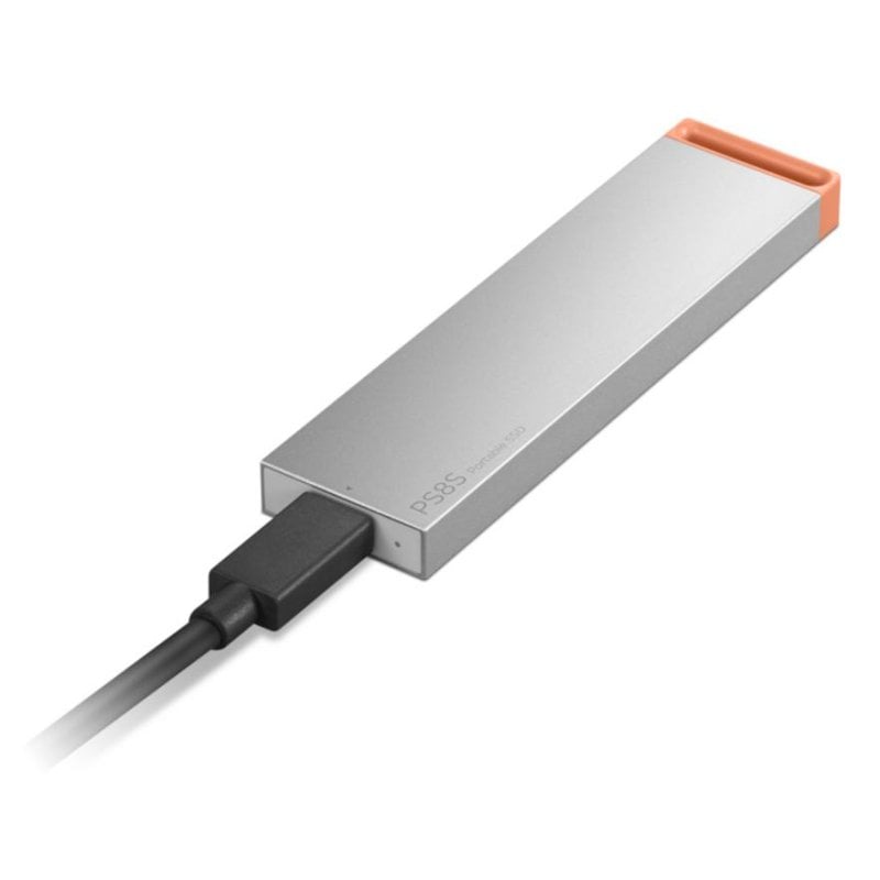 Lenovo Disque Dur Lenovo PS8S 2TB SSD USB Type-C 3.2 Gen 2 1050MB s Grey