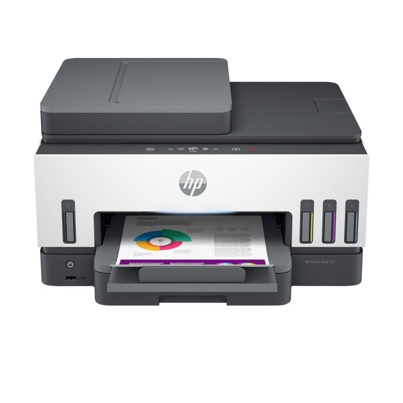 HP Multifonction HP Smart Tank 790 Jet d'encre Couleur WiFi Fax Recto-Verso Ethernet