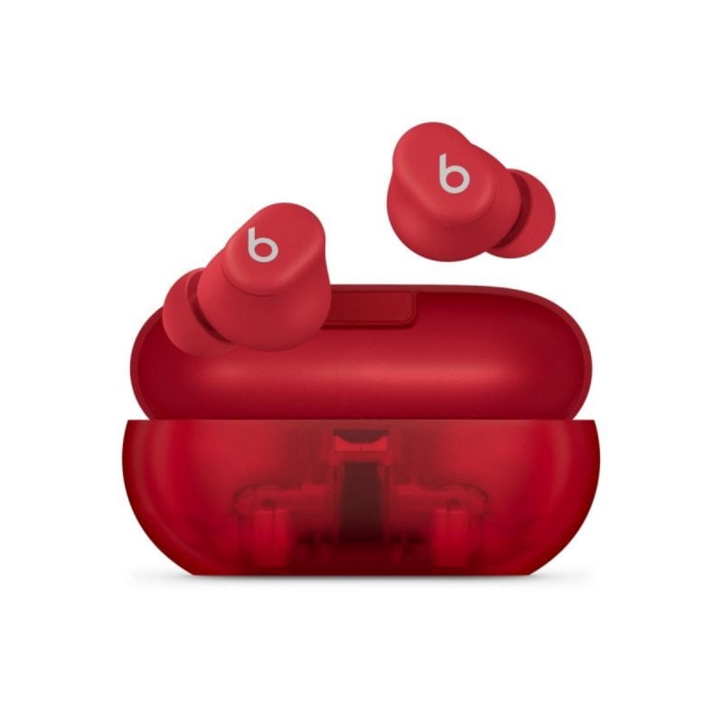 Apple Auriculares Beats Solo Buds Apple Intrauraux Bluetooth True Wireless Red Transparent