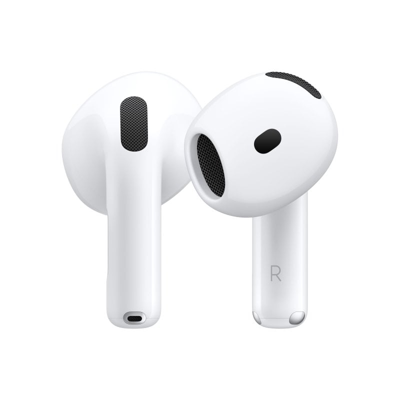 Apple Auriculares Apple AirPods 4 sans fil Bluetooth 5.3 appels sport IP54 blancs
