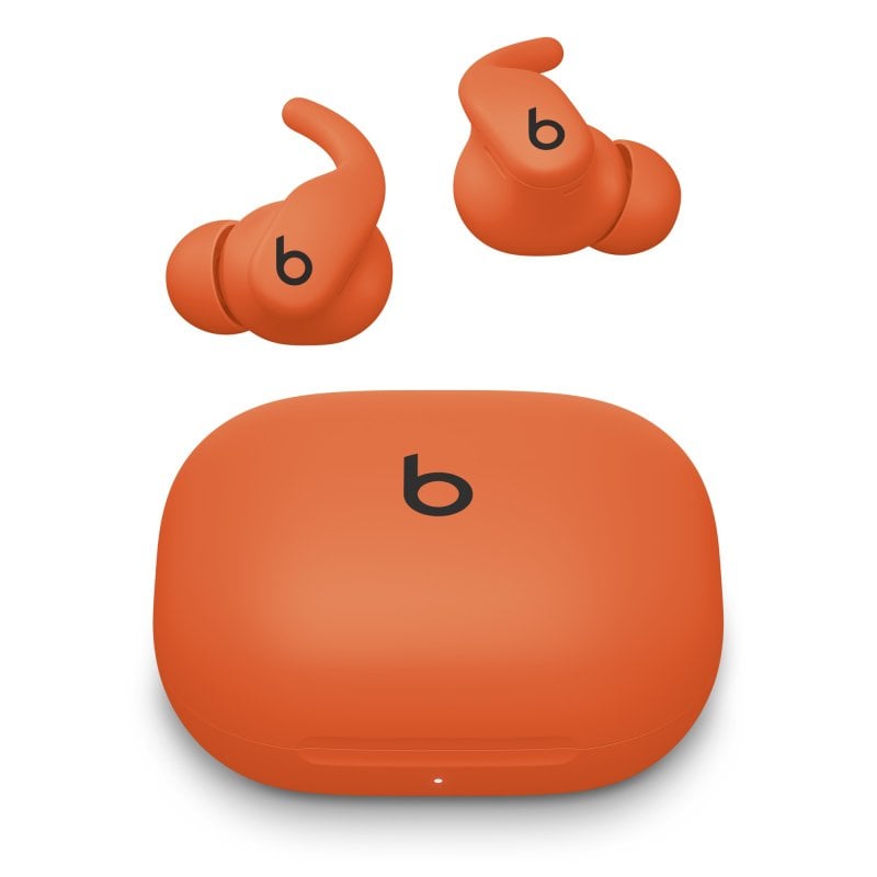 Beats Casque de sport sans fil Bluetooth ANC Beats Powerbeats Fit, orange électrique