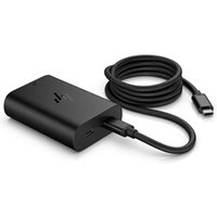 HEWLETT-PACKARD HP 65W GaN USB-C Laptop Charger adaptateur de puissance onduleur Intérieure Black