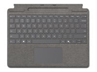 Microsoft Clavier Microsoft Surface Pro SC French France Comm Platinum AZERTY avec Touchpad