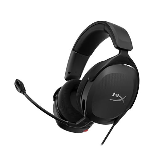 HyperX Cloud Stinger 2 Core Casque de Jeu PC léger avec Microphone Rotatif pour Couper Le Souffle, avec Son DTS Headphone X Spatial Audio, Pilotes 40 mm