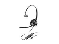 Poly Auriculaires Poly EncorePro 310 filaires USB-C pour appels avec réduction de bruit noirs