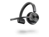 Poly Auriculares Poly Voyager 4310 USB-C Inalámbricos con llave BT700, Negro