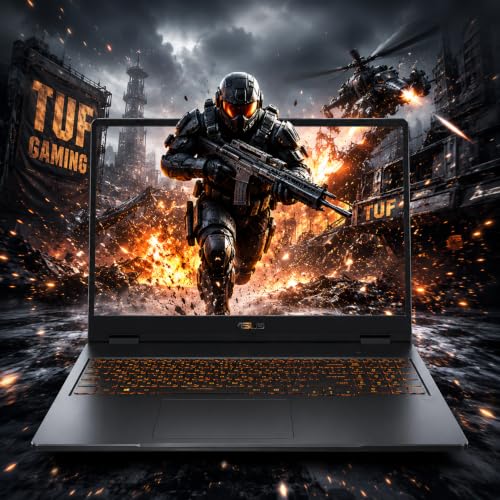 ASUS TUF F16 Ordinateur portable de jeu RTX 5050 115 W, 32 Go de RAM |2 To SSD, Intel i5-13450HX, 16 WUXGA 165 Hz 100 sRGB G-SYNC, commutateur MUX, Thunderbolt4, clavier RVB, appareil photo