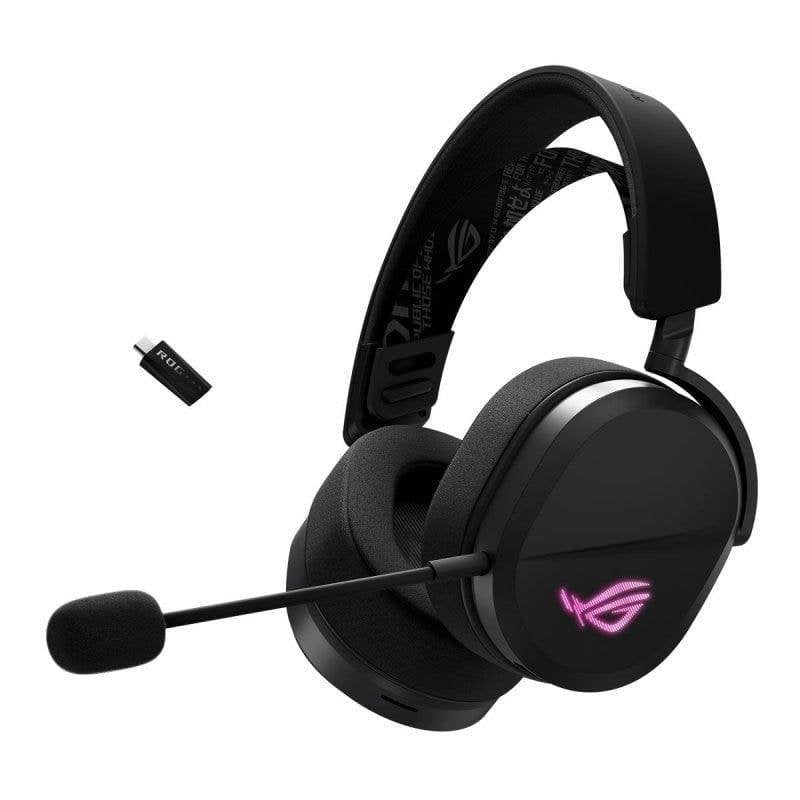 Asus Auriculaires Asus ROG Pelta sans fil USB-C Bluetooth Gaming RGB Black