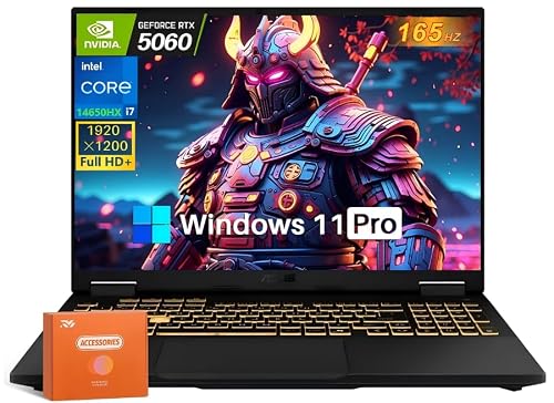 ASUS Ordinateur portable de jeu TUF F16, 14e génération Intel 16 cœurs i7-14650HX, NVIDIA RTX 5060 8 Go GDDR7, écran 16 FHD 165 Hz G-SYNC, 64 Go de RAM DDR5, 4 To SSD, Wi-Fi 6E, clavier rétroéclairé