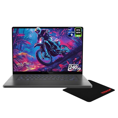 ASUS ROG Zephyrus G16 Ordinateur portable gaming Intel Ultra 9 285H, 16 Go LPDDR5X RAM, 1 To PCIe SSD 16 2,5 K (2560 x 1600) 240 Hz, Nvidia G-Force RTX 5070, clavier anglais rétroéclairé, W11 Home