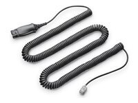 hp-poly Auriculares HP Poly APN-91 avec câble Black et décrocheur électronique pour téléphonie