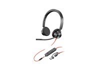Poly Casque Poly avec câble USB-C et Jack, microphone perche et contrôle des appels
