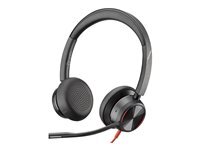 Poly Casque Poly Blackwire 8225 filaire USB-C USB-A avec ANC et micro Acoustic Fence Black
