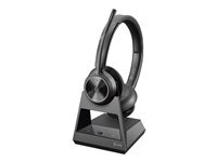 HP Auriculaires HP Poly Savi 7320 sans fil DECT pour bureau et call center avec Réduction de Bruit Black