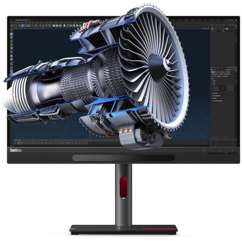 Lenovo Moniteur 3D Lenovo ThinkVision 27 27 pouces 4K Ultra HD 60 Hz IPS 3D HDR10 USB-C Haut-parleurs VESA réglables