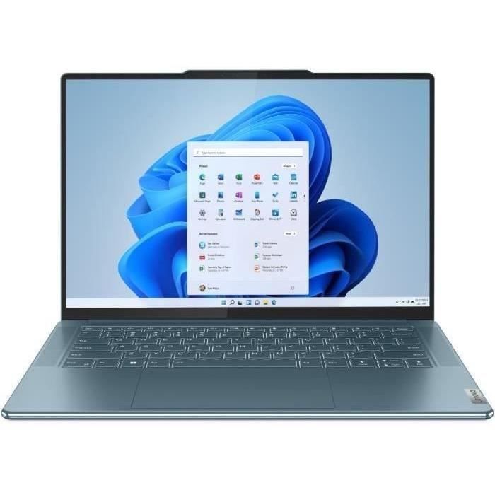 PC Portable LENOVO Yoga Slim 7 14APU8 Windows 11 14 OLED 29K 90hz Ryzen 7 7840S RAM 16 Go SSD 512 Go AZERTY
