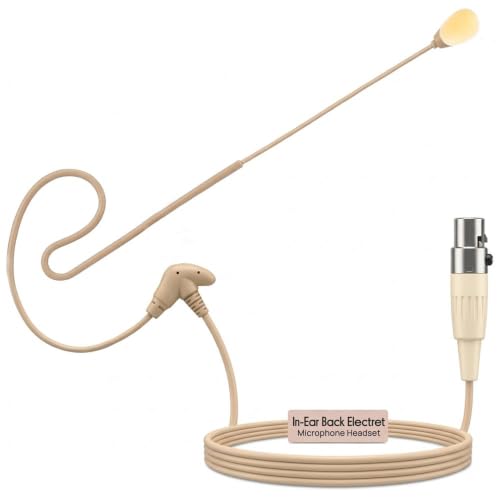 Pyle Microphone à condensateur omnidirectionnel Professionnel avec Mini XLR à 4 Broches, Compatible avec Shure, pour présentation, enseignement, modération et entretiens