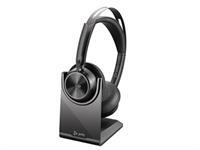 Poly Casque sans fil Bluetooth 5.1 Poly avec ANC, micro perche et station de charge