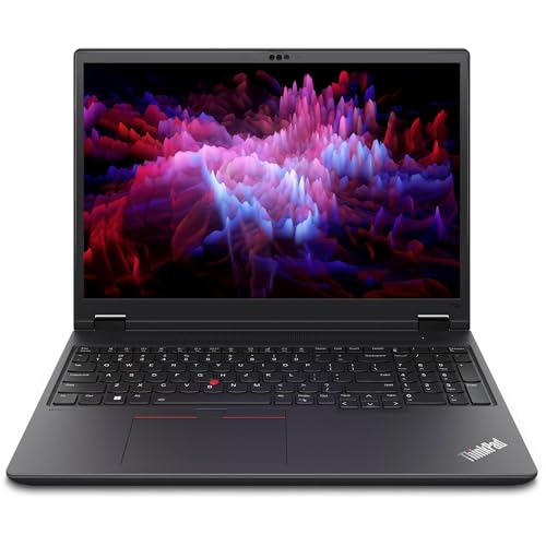 Lenovo Ordinateur portable ThinkPad P16v Gen 2, Intel Core Ultra 7 155H, 16 WUXGA (1920 x 1200), IPS, anti-reflet, 32 Go de RAM DDR5, 2 To SSD, lecteur d'empreintes digitales, appareil photo RVB FHD