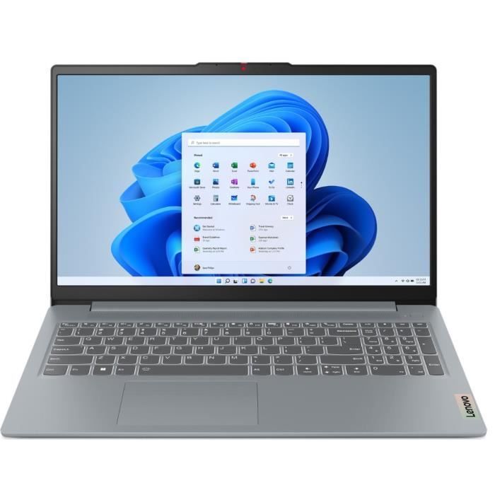 PC Portable LENOVO IdeaPad Slim 3 15IAN8 Windows 11 15 FHD Core i3 N305 RAM 8 Go SSD 512 Go AZERTY
