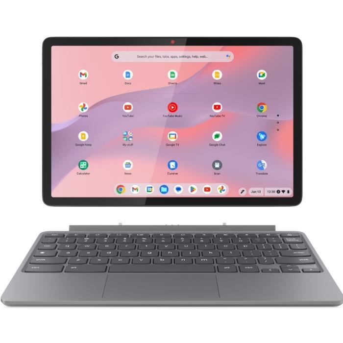 PC Tablette 2 en 1 LENOVO Chromebook Duet 11M889 Chrome OS 1095 WUXGA MTK Kompanio 838 RAM 4 Go Stockage 64 Go AZERTY

