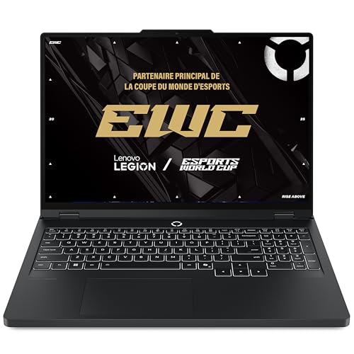 Lenovo Legion Pro 5 16IAX10H - Ordinateur Portable Gaming 16'' OLED WQXGA 165Hz (Intel Ultra 7 255HX, RAM 32Go, SSD 1To, NVIDIA RTX 5070 8GB, Windows 11) Clavier rétroéclairé en Blanc AZERTY - Noir