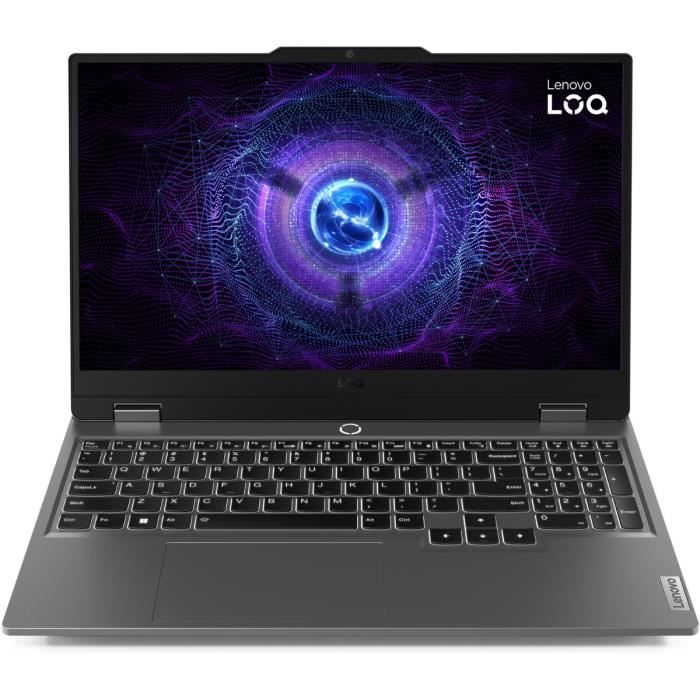 PC Portable Gamer LENOVO LOQ 15IAX9 Sans Windows 15 FHD 144hz Core i5 12450HX RTX4060 RAM 24Go SSD 512Go AZERTY
