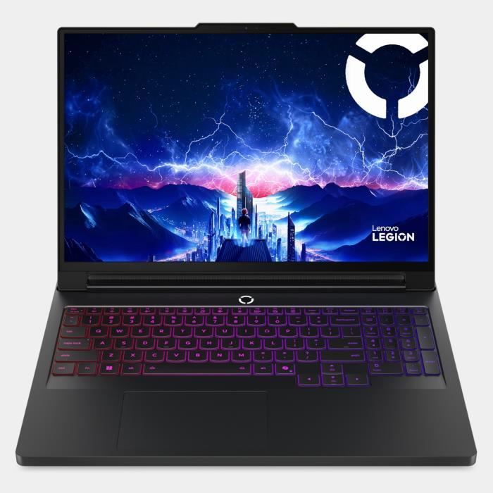 PC portable Gamer LENOVO Legion Pro 7 16IAX10H Sans Windows 16 WQXGA OLED 240hz Core Ultra 9 275HX RTX 5080 175W 32 Go 1 To
