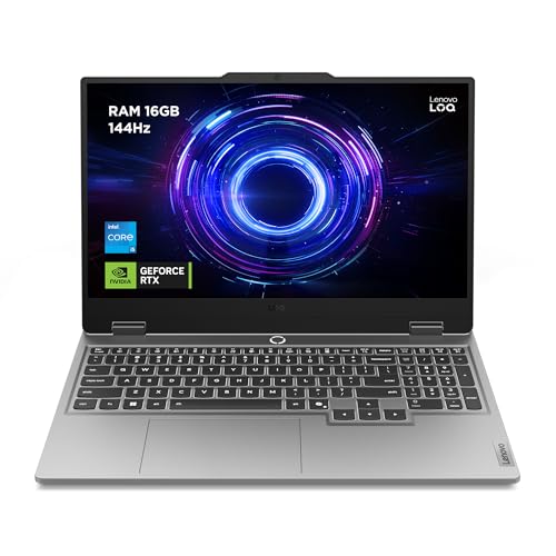 PC portable Gamer LENOVO LOQ 15IRX10 Sans Windows 15 FHD 144hz Core i5 13450HX RTX 5050 100W RAM 16 Go SSD 512 Go
