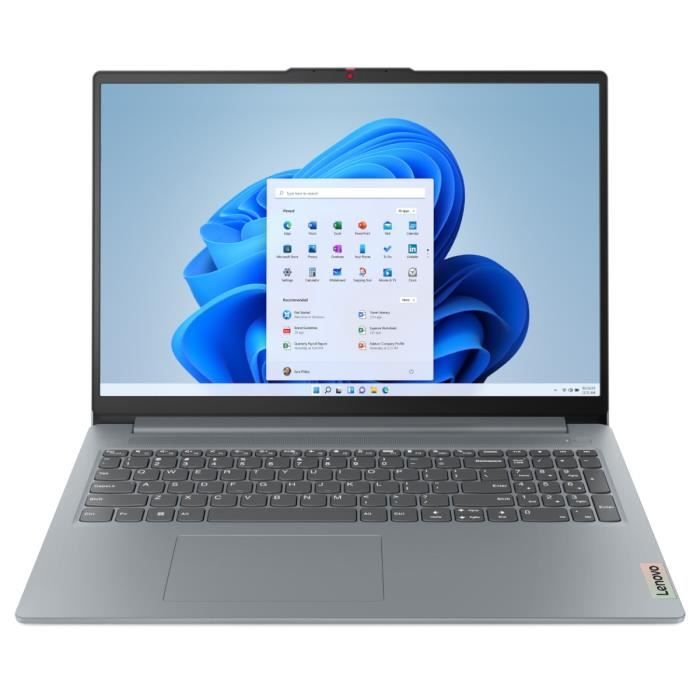 PC Portable LENOVO IdeaPad Slim 3 16ABR8 Windows 11 16 FHD Ryzen 5 5625U RAM 16 Go SSD 512 Go AZERTY