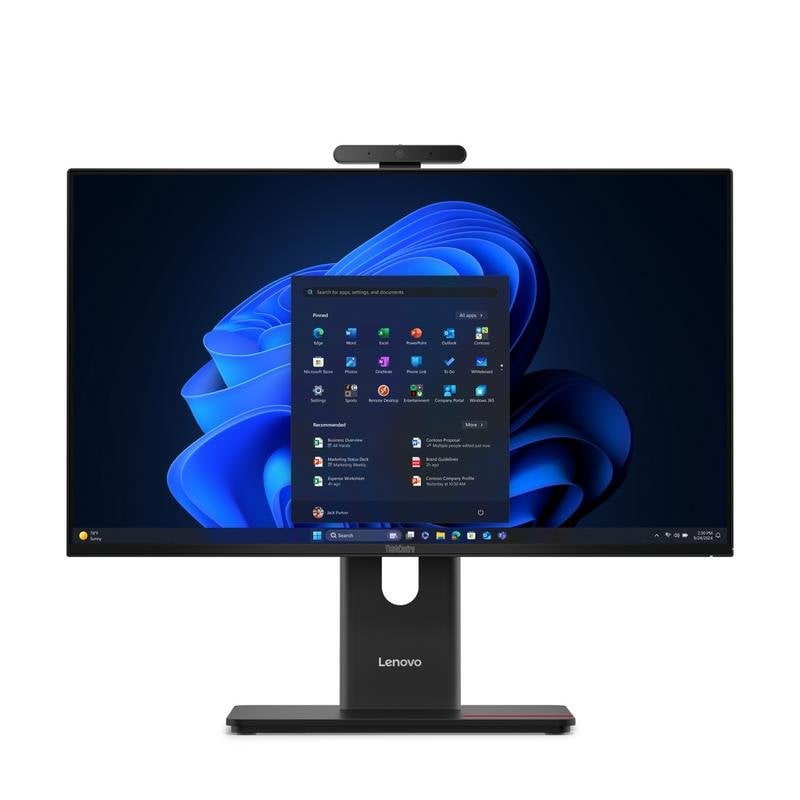 Lenovo PC Tout-en-un Lenovo ThinkCentre M70a Gen 6 Intel Core Ultra 5 16Go 512Go SSD Intel Graphics 23.8 Windows 11 Pro