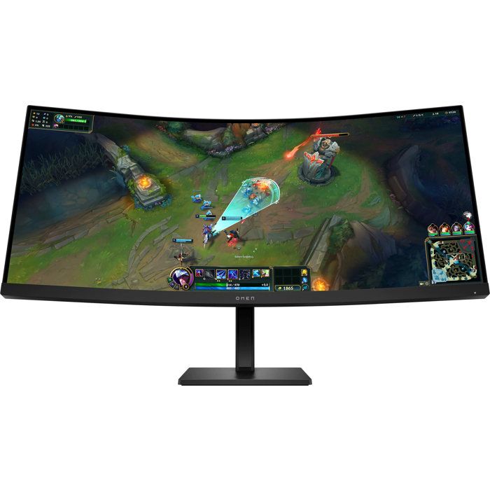 Ecran PC Gamer Incruve OMEN 34c G2 - 34 WQHD - 180Hz - Dalle VA - 1ms - Plage de reglage en hauteur