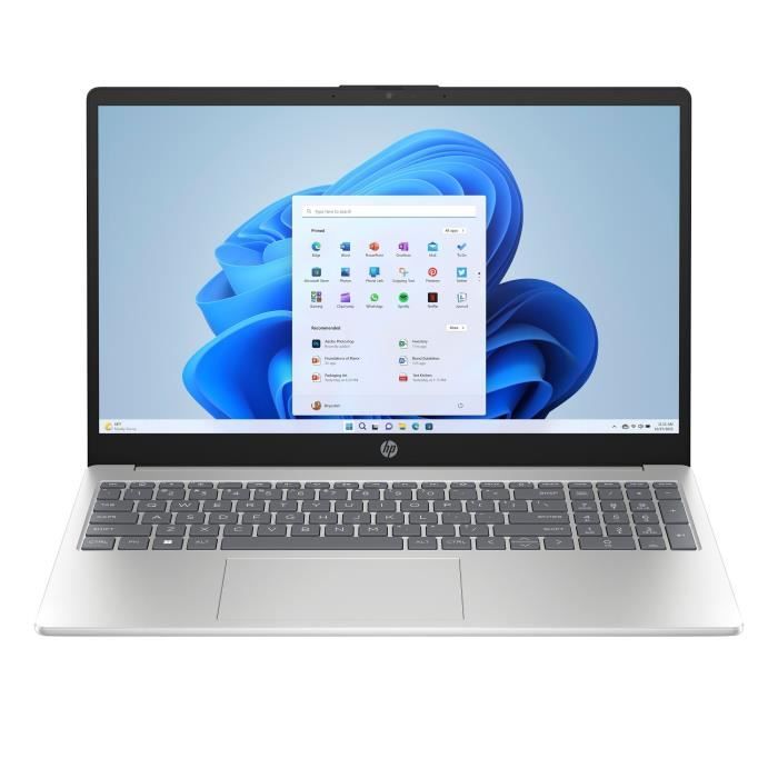 PC Portable HP 15 fc0118nf Windows 11 156 FHD IPS Ryzen 7 5825U RAM 16Go Stockage 512Go SSD AZERTY
