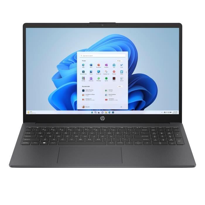 PC Portable HP 15 fd0099nf Windows 11 156 FHD Intel N100 RAM 4 Go Stockage 128Go SSD AZERTY
