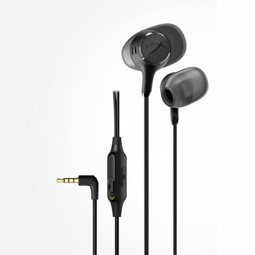 HyperX Cloud Earbuds III Casque de Jeu avec Microphone, Tailles XS à L, contrôles, multiplateforme, Noir
