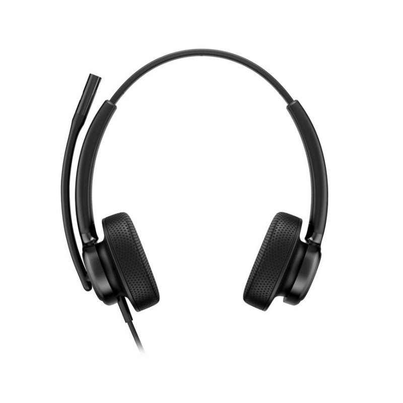 Poly Auriculaires Poly Mission 425 filaires USB-C et USB-A avec réduction de bruit, Black