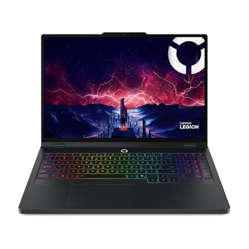 Lenovo Legion Pro 5 16ADR10 AMD Ryzen 9 8940HX Computer portatile 40,6 cm [16] WQXGA 32 GB DDR5-SDRAM 1 TB SSD NVIDIA GeForce RTX 5070 Wi-Fi 6 [802.11ax] Windows 11 Home Inglese Nero (Lenovo) - Ve