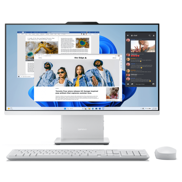 PC Tout-en-un LENOVO IdeaCentre AIO 27ARR9 Windows 11 - 27 FHD - Ryzen 7-7735HS - 16 Go - 512 Go - Clavier Souris sans fil
