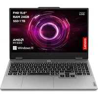 gaming LOQ 15AHP10 15 6 FHD 144 GHz AMD Ryzen 7 24 Go RAM 1 To SSD Nvidia GeForce RTX 5060 Grey
